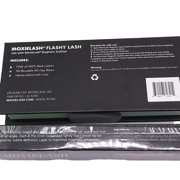 MoxieLash Flashy Lash Set with Magnetic Liner and Applicator